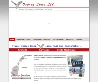 Ospreylines.com(OSPREY LINES LTD) Screenshot