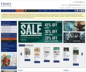 Ospreypublishing.com(Military History Books) Screenshot