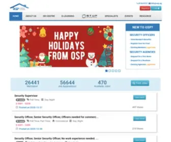 OSP.sg(Security Jobs In Singapore) Screenshot