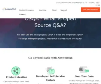 Osqa.net(The Open Source Q&A System) Screenshot