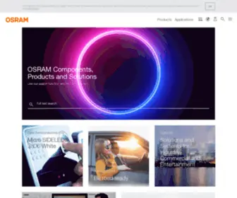 Osram.co.kr(#TheNewOSRAM) Screenshot