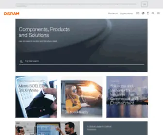 Osram.com.au(International Homepage of OSRAM) Screenshot