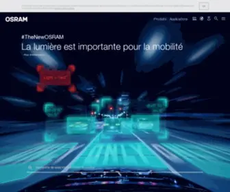 Osram.fr(La lumière est OSRAM) Screenshot