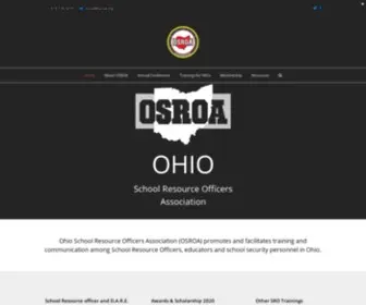 Osroa.org(Ohio School Resource Officers Association) Screenshot