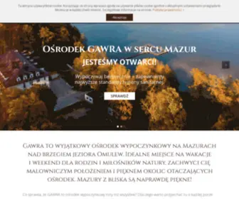 Osrodekgawra.pl(Ośrodek wypoczynkowy Mazury) Screenshot