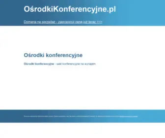 OsrodkikonferencyjNe.pl(OĹrodki konferencyjne) Screenshot