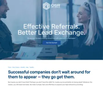 Osrreferrals.com(OSR Alliance) Screenshot