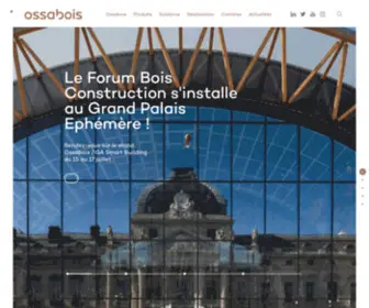 Ossabois.fr(Ossabois spécialiste de la construction en bois et hors) Screenshot