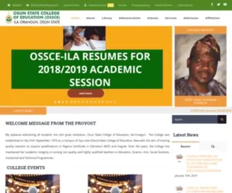 Ossceila.edu.ng(Top College News EVENT) Screenshot