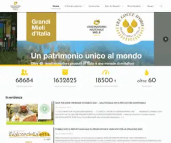 Osservatoriomiele.org(Osservatorio Nazionale Miele) Screenshot