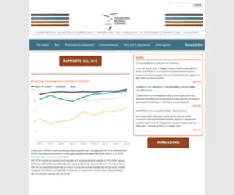 Osservatorionazionalescreening.it(In evidenza) Screenshot