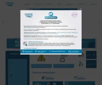 Ossesanjuan.com.ar(OSSE OBRAS SANITARIAS SOCIEDAD DEL ESTADO) Screenshot