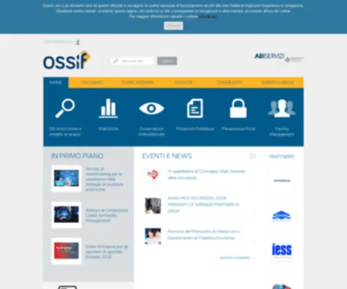 Ossif.it(Centro di Ricerca sulla Sicurezza Anticrimine) Screenshot