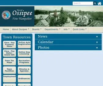 Ossipee.org(Ossipee NH) Screenshot
