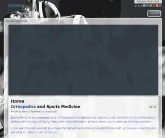 OSSM.com(SCOSI Orthopedics) Screenshot