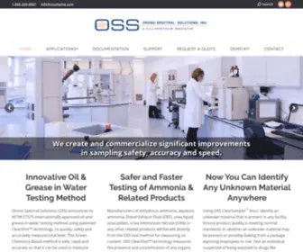 Ossmaine.com(Orono Spectral Solutions) Screenshot