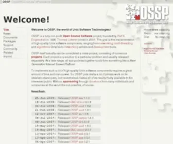 OSSP.org(OSSP) Screenshot