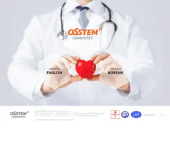 Osstemcardiotec.com(Osstem Cardiotec) Screenshot