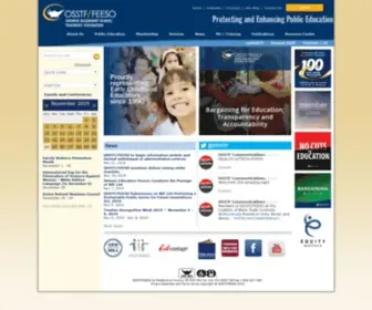 OSSTF.on.ca(Federation (OSSTF/FEESO)) Screenshot