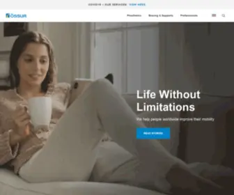 Ossur.co.uk(Össur) Screenshot