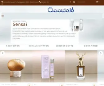 Osswald.ch(Die parfümerie osswald verkauft parfums (nischendüfte)) Screenshot