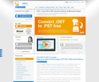 OST2.com(A free OST to PST converter) Screenshot