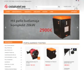 Ostakatel.ee(Pelletikatlad, soojuspumbad, küttesüsteemid) Screenshot