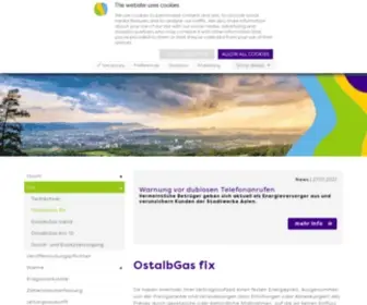 Ostalbgas.de(Stadwerke Aalen) Screenshot