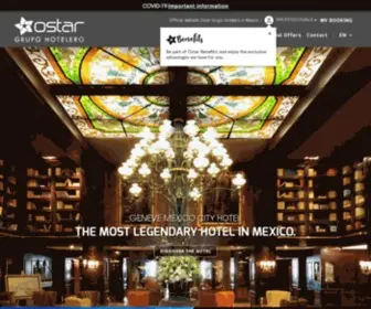 Ostar.com.mx(Ostar Grupo Hotelero en M) Screenshot