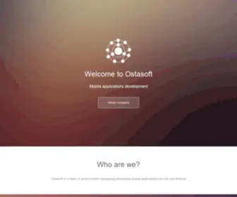 Ostasoft.com(Mobile applications development) Screenshot