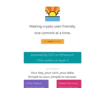 OST.com(Making crypto user) Screenshot