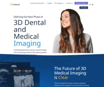 Osteoidinc.com(3D Dental and Medical Imaging Software) Screenshot