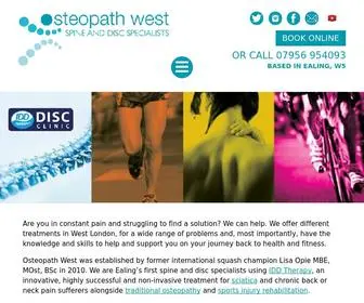 Osteopath-West.co.uk(Osteopath West) Screenshot