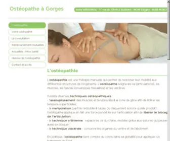 Osteopathe-Nantes.com(Trouver un ostéopathe à Nantes) Screenshot