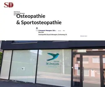 Osteopathie-Duyck.be(Osteopaat Waregem) Screenshot