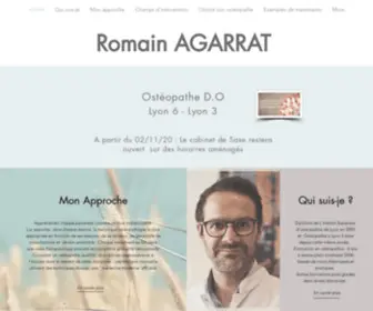 Osteopathie-Lyon.com(Ostéopathe) Screenshot