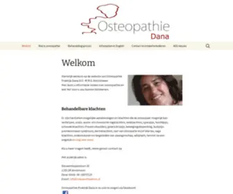 Osteopathiedana.nl(Osteopathie Dana Amstelveen) Screenshot