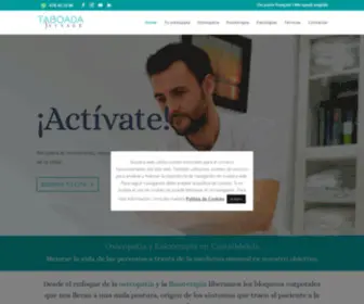 Osteopatiataboadasauvage.com(Osteopatía y Fisioterapia en Castelldefels) Screenshot