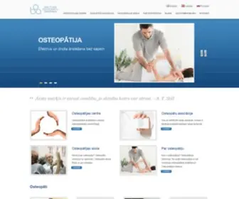 Osteopats.lv(Osteopātija) Screenshot