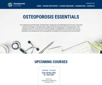 Osteoporosis-Essentials.org(Osteoporosis essentials) Screenshot