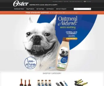 Osteranimalcare.com(Oster Animal Care) Screenshot