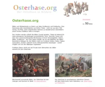 Osterhase.org(Grußkarten) Screenshot