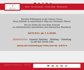 Osteria-Caruso.de(Multi Server Control Panel) Screenshot