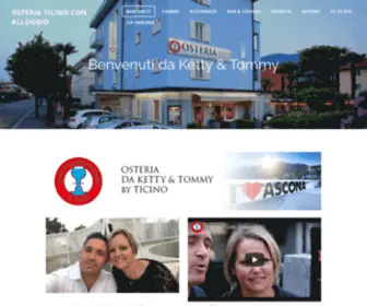 Osteria-Ticino.ch(OSTERIA TICINO CON ALLOGGIO) Screenshot