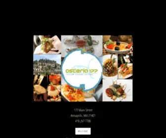 Osteria177.com(Osteria 177) Screenshot