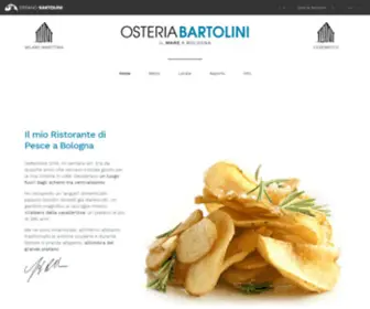 Osteriabartolinibologna.com(Ristorante di Pesce a Bologna) Screenshot