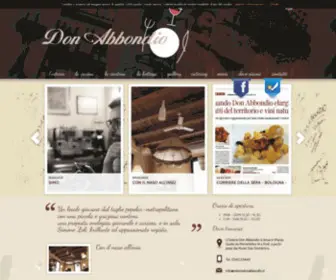 Osteriadonabbondio.it(Home Page) Screenshot