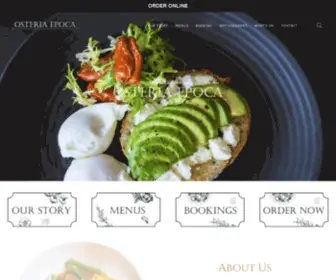 Osteriaepoca.com.au(Osteria Epoca) Screenshot