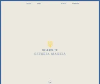 Osteriamarzia.com.hk(Osteria Marzia is a coastal Italian restaurant inspired by the colourful and diverse cuisine of the nation) Screenshot