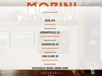 Osteriamorini.com(Osteria Morini) Screenshot